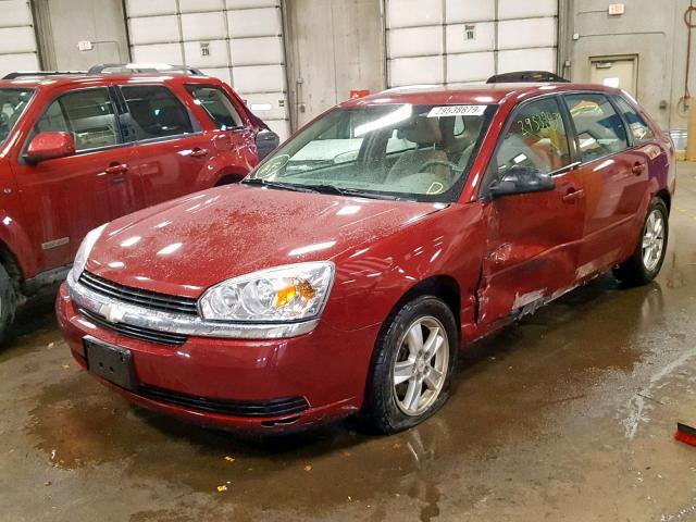 1G1ZT64864F193865 - 2004 CHEVROLET MALIBU MAX RED photo 2