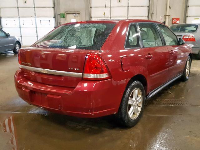1G1ZT64864F193865 - 2004 CHEVROLET MALIBU MAX RED photo 4