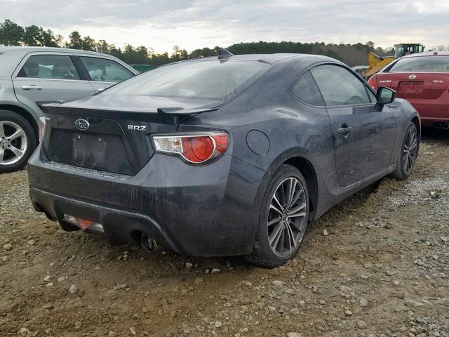 JF1ZCAC16F9602100 - 2015 SUBARU BRZ 2.0 LI GRAY photo 4