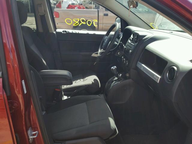 1C4NJDBB6ED567774 - 2014 JEEP COMPASS SP Qırmızı foto 5