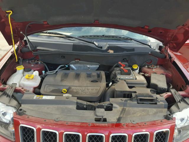 1C4NJDBB6ED567774 - 2014 JEEP COMPASS SP Qırmızı foto 7