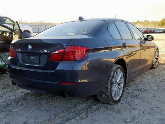 WBAFR7C58BC603079 - 2011 BMW 535 I CHARCOAL photo 4