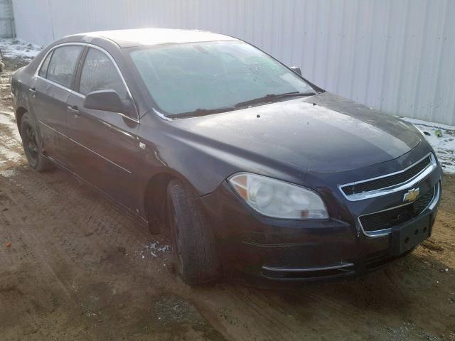 1G1ZG57B48F180902 - 2008 CHEVROLET MALIBU LS BLACK photo 1