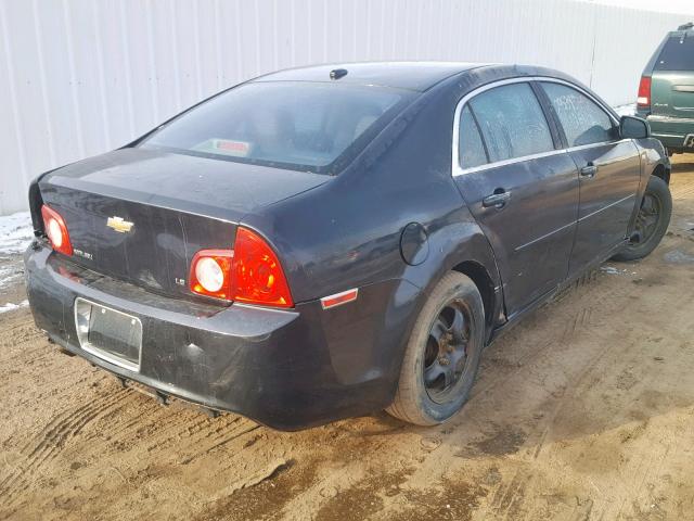 1G1ZG57B48F180902 - 2008 CHEVROLET MALIBU LS BLACK photo 4