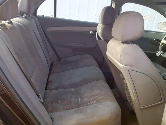 1G1ZG57B48F180902 - 2008 CHEVROLET MALIBU LS BLACK photo 6