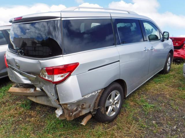 JN8AE2KP0H9170284 - 2017 NISSAN QUEST S SILVER photo 4