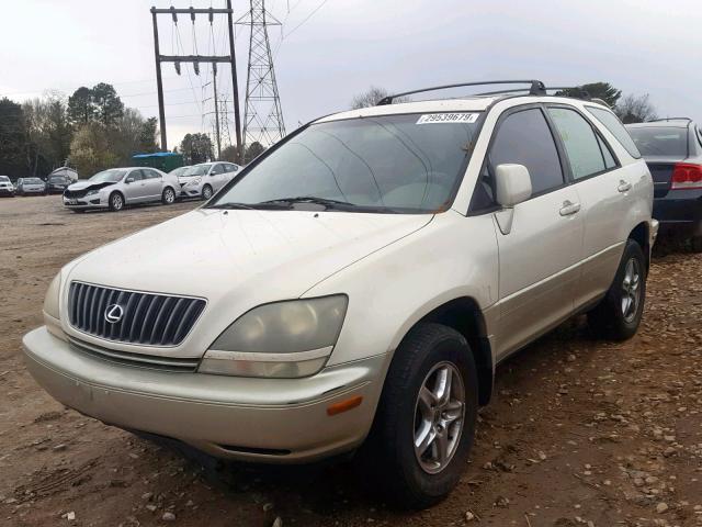 JT6HF10U8X0088727 - 1999 LEXUS RX 300 WHITE photo 2