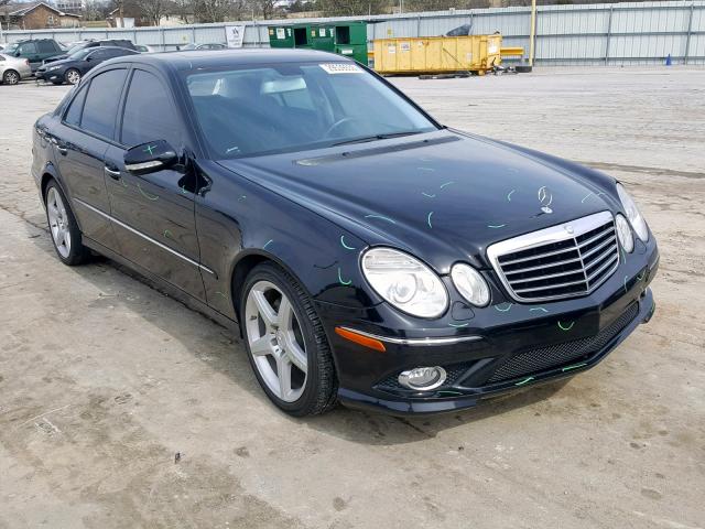 WDBUF56X79B421375 - 2009 MERCEDES-BENZ E 350 BLACK photo 1