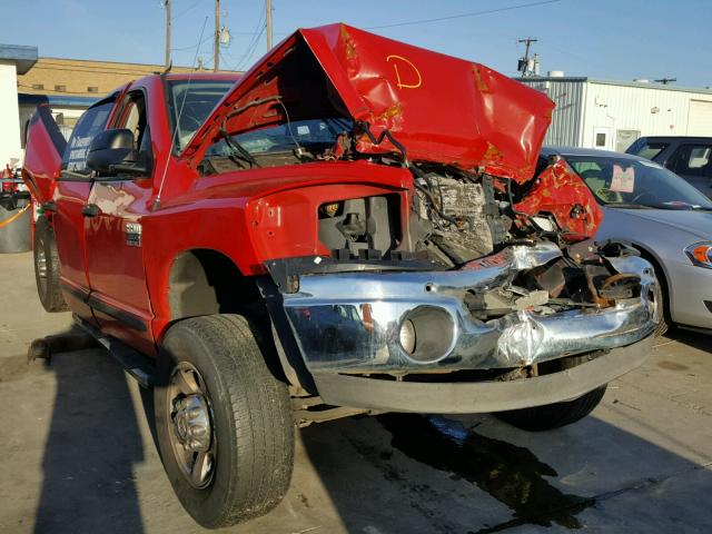 1D7KS28C27J558729 - 2007 DODGE RAM 2500 S RED photo 1