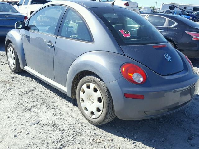 3VWEW31C97M520698 - 2007 VOLKSWAGEN NEW BEETLE GRAY photo 3