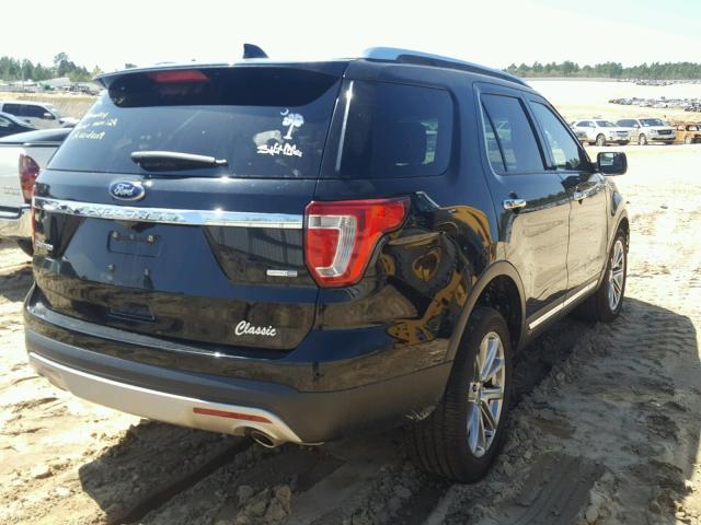 1FM5K8F84GGA71680 - 2016 FORD EXPLORER L BLACK photo 4