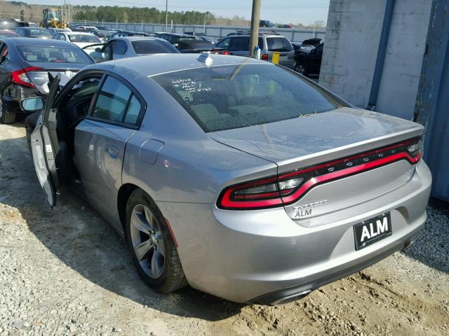 2C3CDXHG4HH562782 - 2017 DODGE CHARGER SX GRAY photo 3