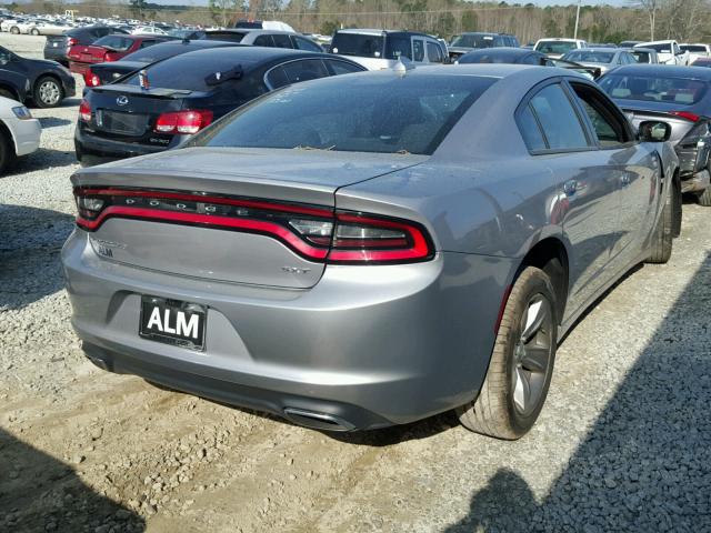 2C3CDXHG4HH562782 - 2017 DODGE CHARGER SX GRAY photo 4