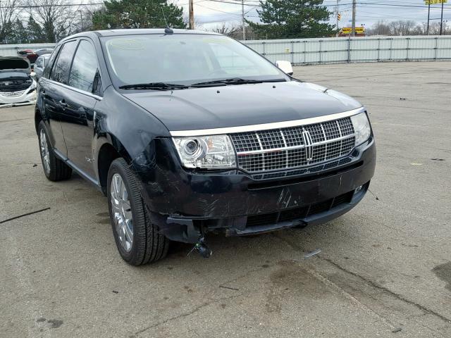 2LMDU88C38BJ05824 - 2008 LINCOLN MKX BLACK photo 1