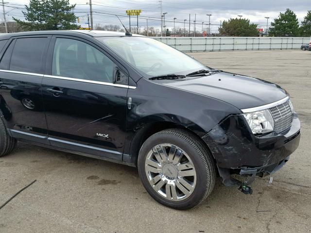 2LMDU88C38BJ05824 - 2008 LINCOLN MKX BLACK photo 9