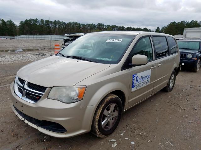 2C4RDGCGXDR520392 - 2013 DODGE GRAND CARAVAN SXT  photo 2