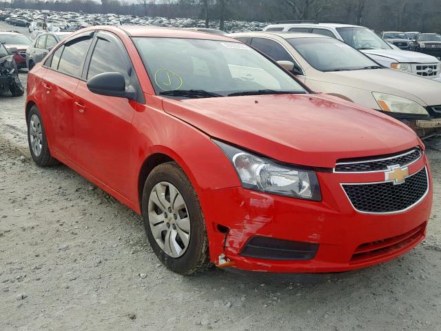 1G1PA5SHXE7297152 - 2014 CHEVROLET CRUZE LS RED photo 1