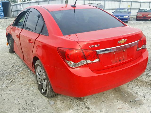 1G1PA5SHXE7297152 - 2014 CHEVROLET CRUZE LS RED photo 3