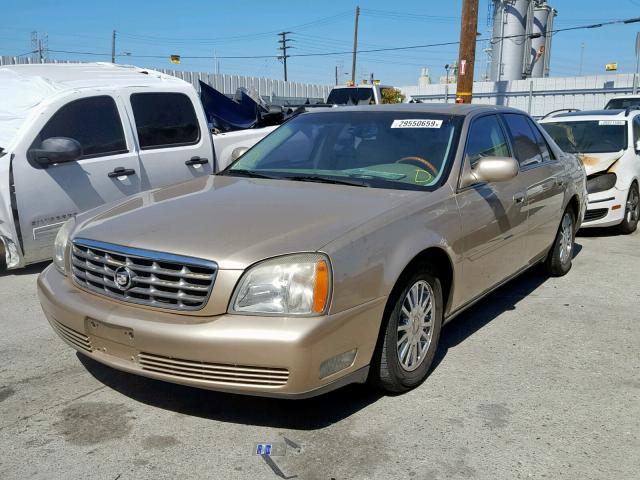 1G6KE57Y85U172749 - 2005 CADILLAC DEVILLE DH GOLD photo 2