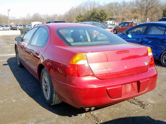 2C3HE66G4XH681690 - 1999 CHRYSLER 300M RED photo 3