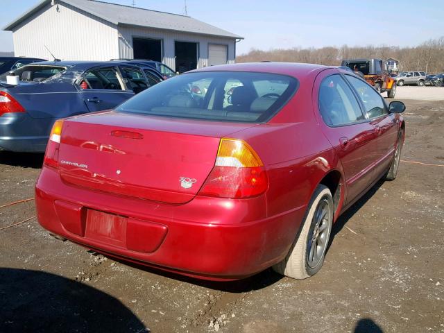 2C3HE66G4XH681690 - 1999 CHRYSLER 300M RED photo 4