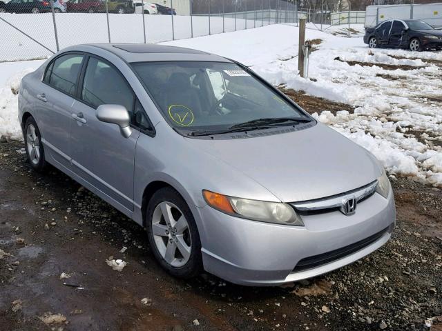 2HGFA16908H340857 - 2008 HONDA CIVIC EXL SILVER photo 1