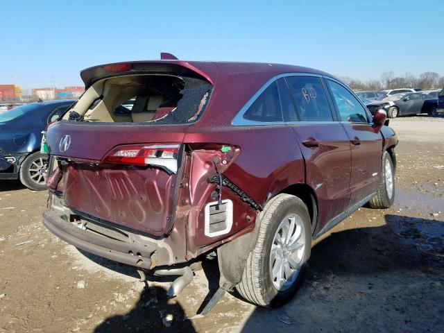 5J8TB3H39GL007076 - 2016 ACURA RDX  photo 4