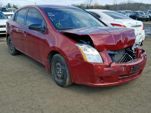 3N1AB61E98L709524 - 2008 NISSAN SENTRA 2.0 BURGUNDY photo 1