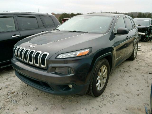 1C4PJLCBXFW689979 - 2015 JEEP CHEROKEE L BLACK photo 2