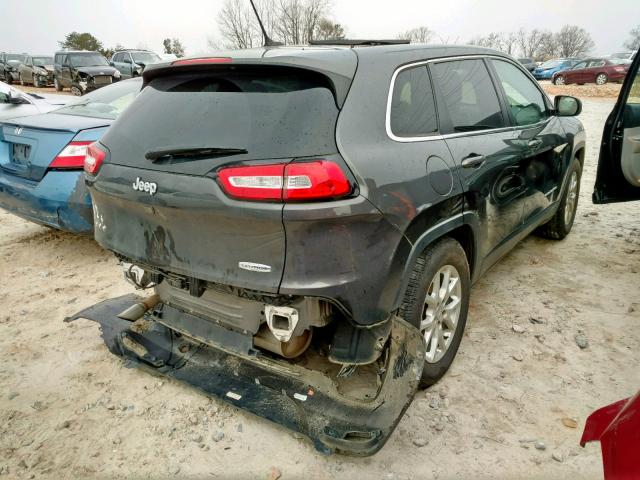 1C4PJLCBXFW689979 - 2015 JEEP CHEROKEE L BLACK photo 4