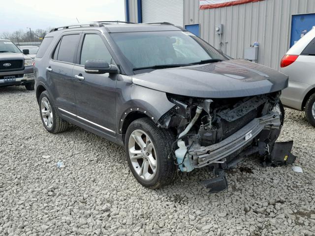 1FM5K7F86FGB98021 - 2015 FORD EXPLORER L GRAY photo 1