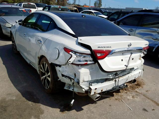 1N4AA6AP0GC404317 - 2016 NISSAN MAXIMA 3.5 WHITE photo 3