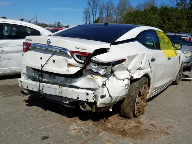 1N4AA6AP0GC404317 - 2016 NISSAN MAXIMA 3.5 WHITE photo 4