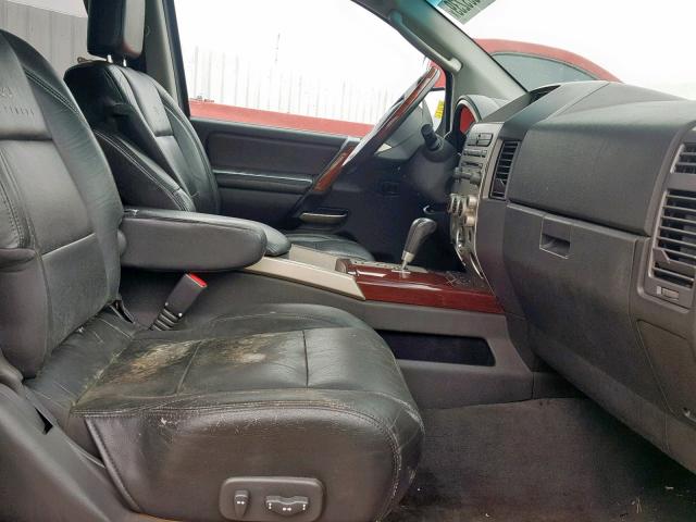 5N3AA08C64N806176 - 2004 INFINITI QX56 SILVER photo 5