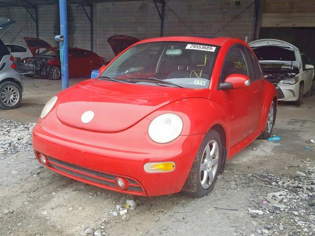 3VWCD31C94M416737 - 2004 VOLKSWAGEN NEW BEETLE Qırmızı foto 2