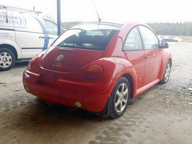 3VWCD31C94M416737 - 2004 VOLKSWAGEN NEW BEETLE Qırmızı foto 4
