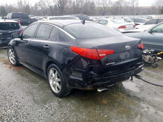 KNAGM4A73B5177098 - 2011 KIA OPTIMA LX BLACK photo 3