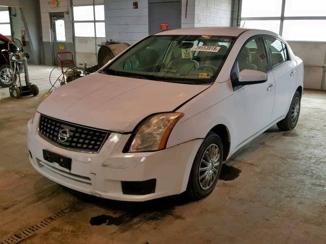 3N1AB61E87L703034 - 2007 NISSAN SENTRA 2.0 WHITE photo 2