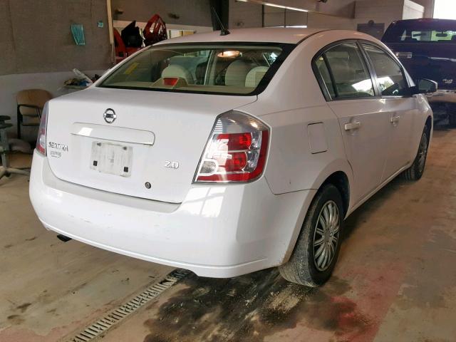 3N1AB61E87L703034 - 2007 NISSAN SENTRA 2.0 WHITE photo 4