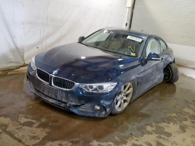 WBA3N9C58FK247058 - 2015 BMW 428 XI BLUE photo 2