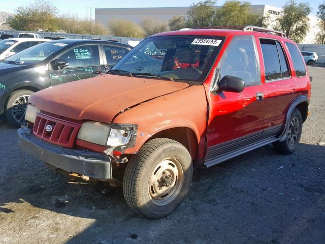 KNDJA723025152769 - 2002 KIA SPORTAGE RED photo 2