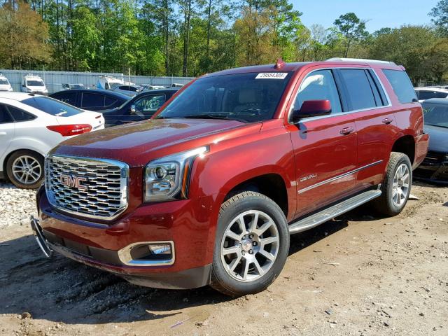 1GKS1CKJ4JR163135 - 2018 GMC YUKON DENA RED photo 2