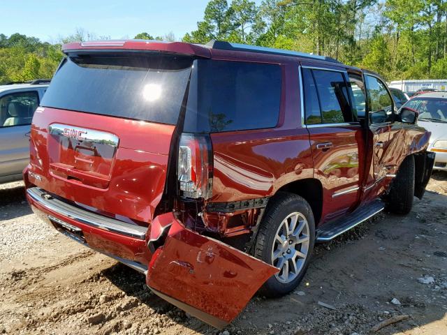 1GKS1CKJ4JR163135 - 2018 GMC YUKON DENA RED photo 4