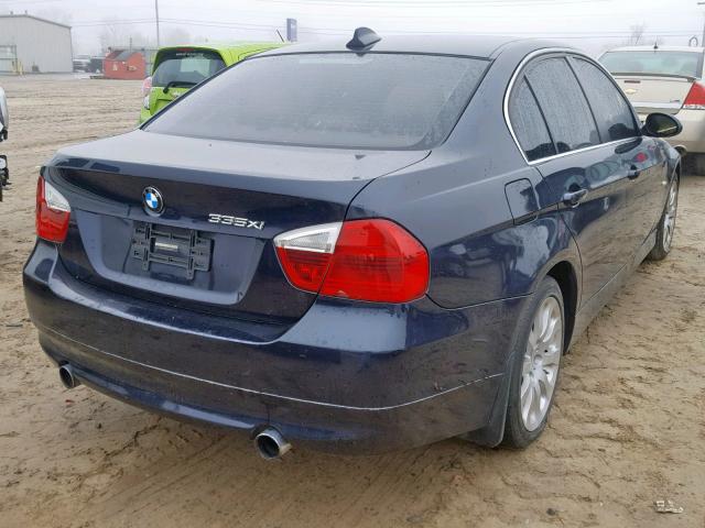 WBAVD53588A283880 - 2008 BMW 335 XI BLUE photo 4