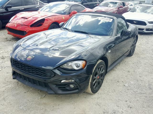 JC1NFAEK4H0116766 - 2017 FIAT 124 SPIDER BLACK photo 2