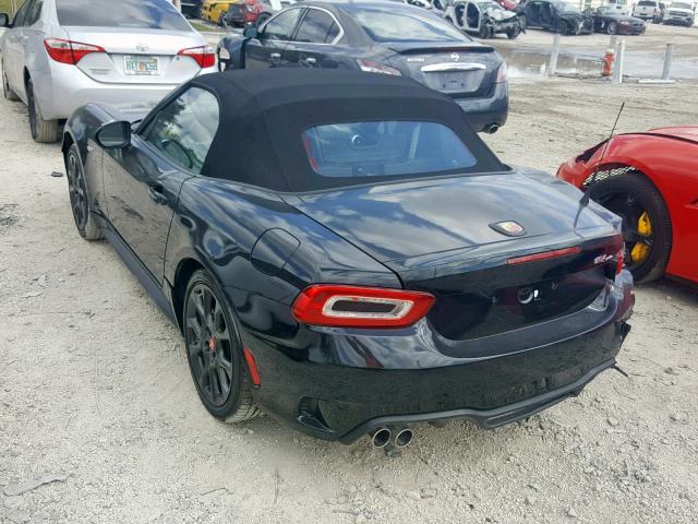 JC1NFAEK4H0116766 - 2017 FIAT 124 SPIDER BLACK photo 3