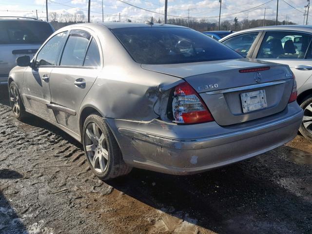 WDBUF87X67B152282 - 2007 MERCEDES-BENZ E 350 4MAT SILVER photo 3