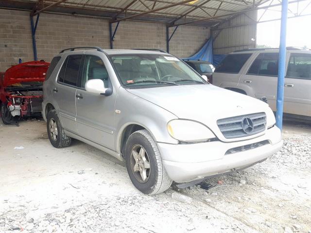 4JGAB54E21A249764 - 2001 MERCEDES-BENZ ML 320 SILVER photo 1