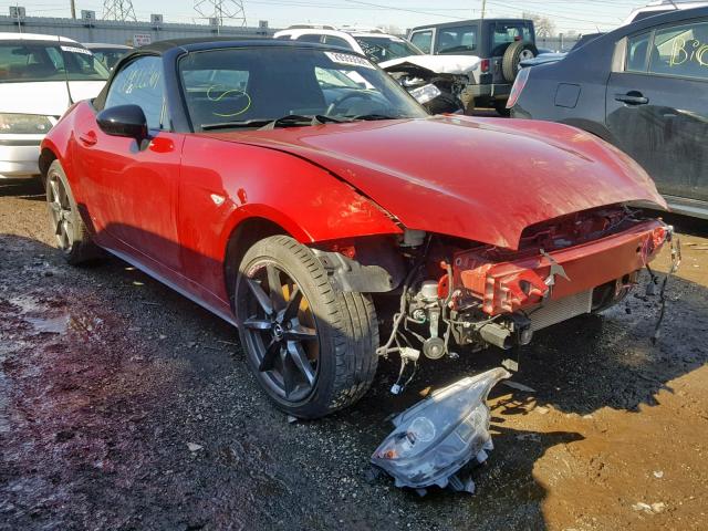 JM1NDAC75G0105829 - 2016 MAZDA MX-5 MIATA RED photo 1