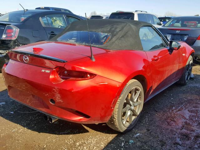 JM1NDAC75G0105829 - 2016 MAZDA MX-5 MIATA RED photo 4